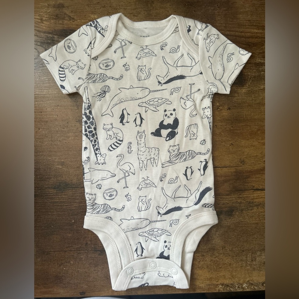 Animal Print Baby One Piece